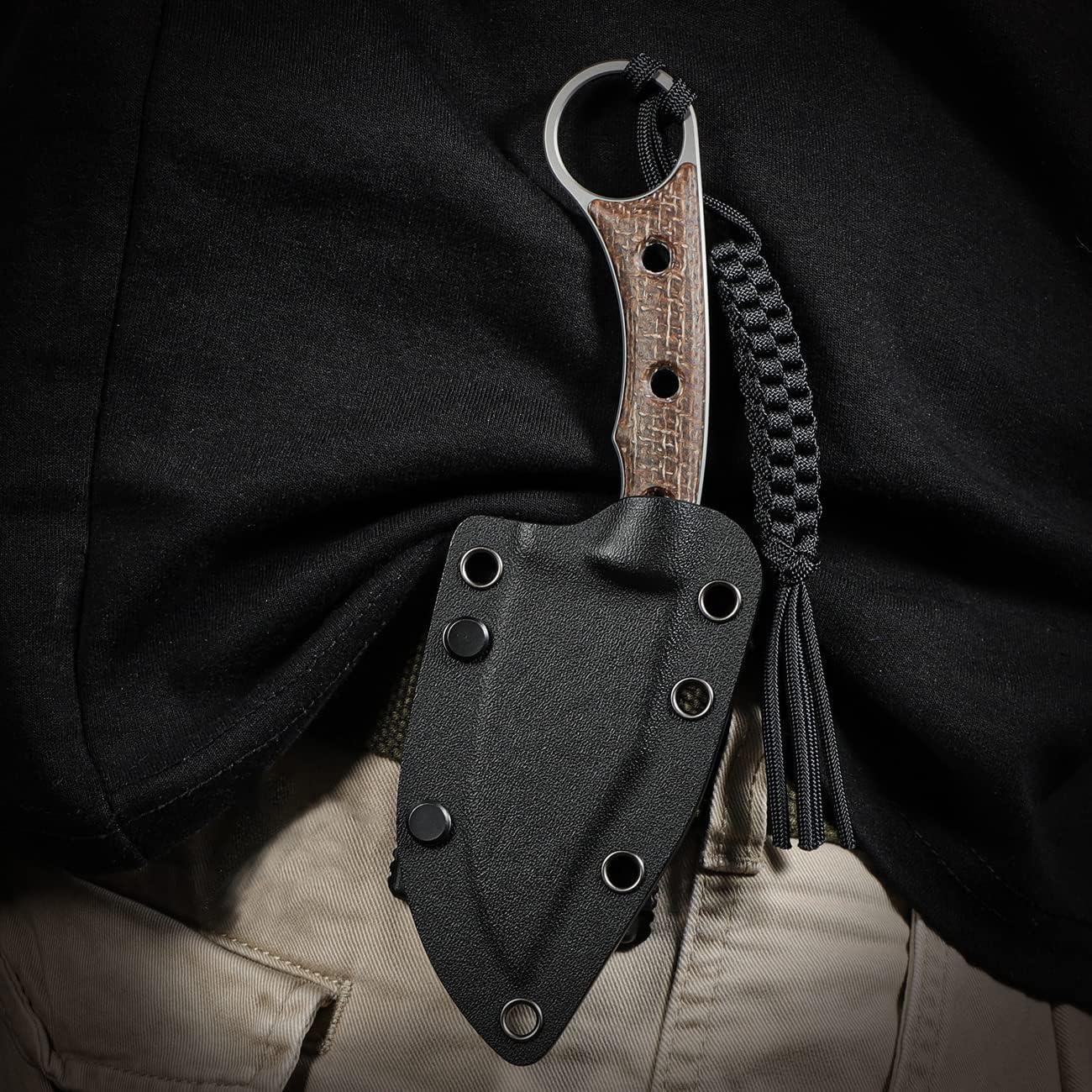 Cuchillo de Hoja Fija CIVIVI Midwatch C20059B 8.61 cm con Funda