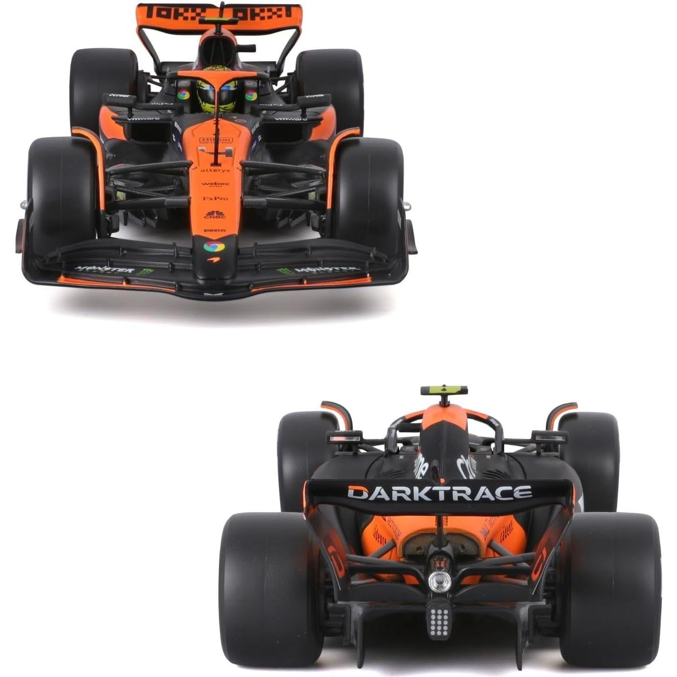 Modelo de Coche de Aleación 1/24 MCL38#4 Lando Norris