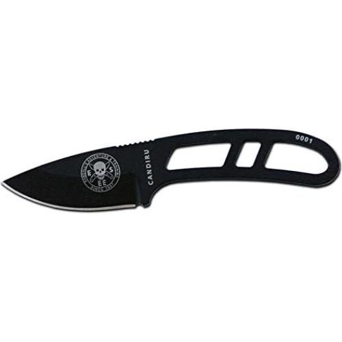 Cuchillo de Supervivencia ESEE Candiru Negro con Kit