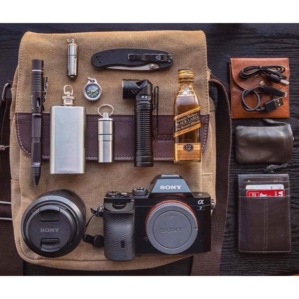 Cuchillo Plegable Ontario Knife Company RAT 1 Negro EDC 21.6 cm