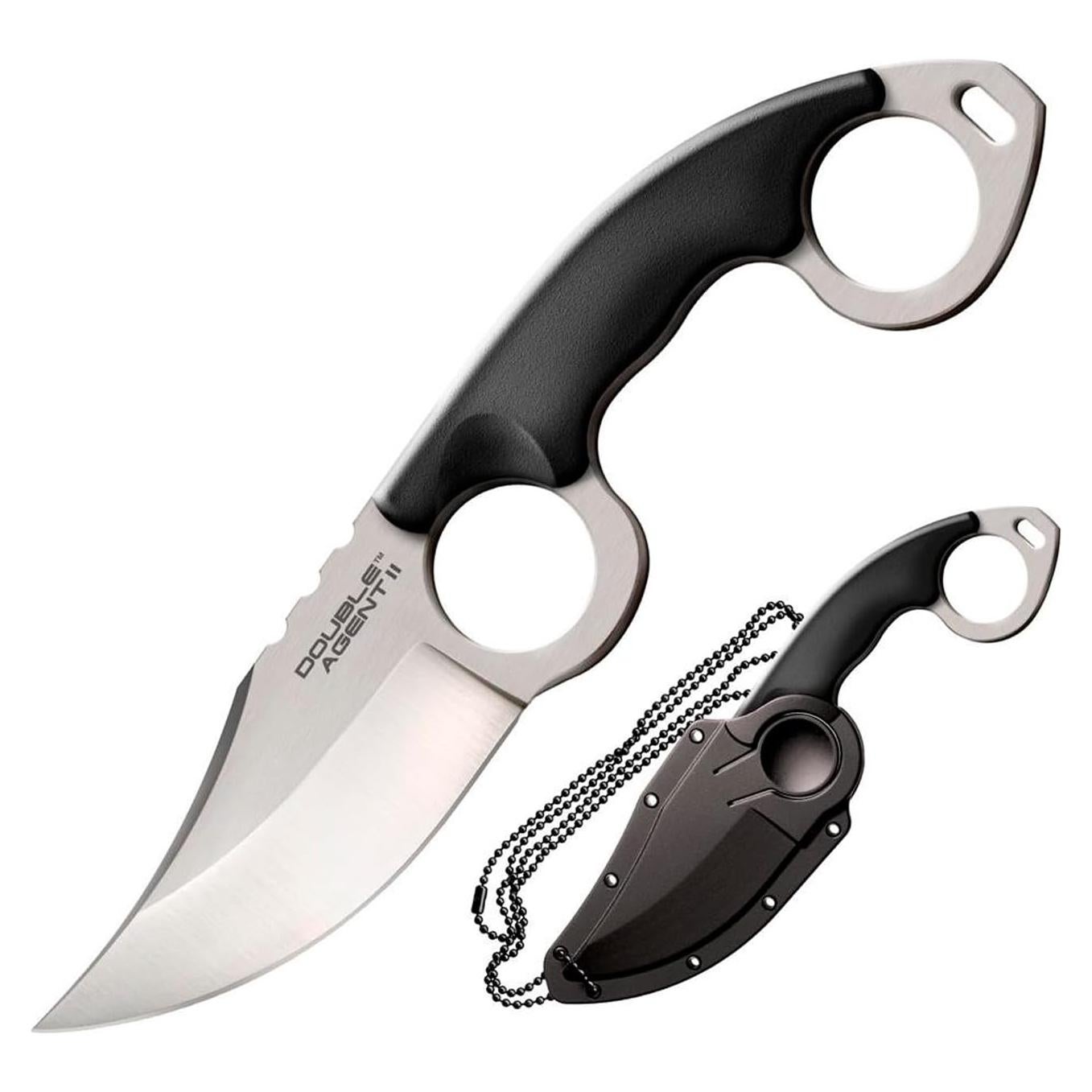 Cuchillo Táctico Cold Steel Doble Agente II 20cm Acero AUS8A