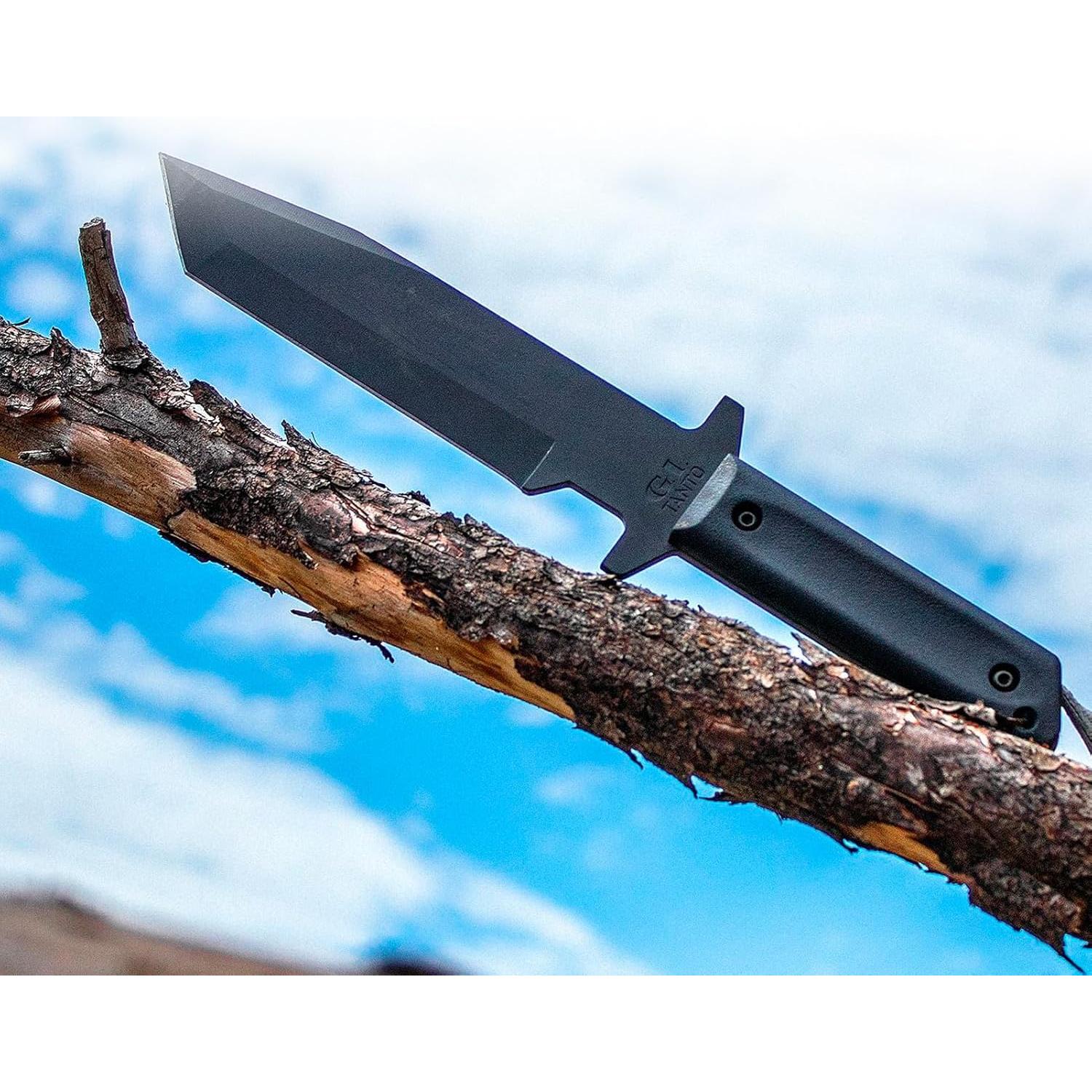 Cuchillo Táctico Cold Steel G.I. Tanto 7" Acero Carbono 1055