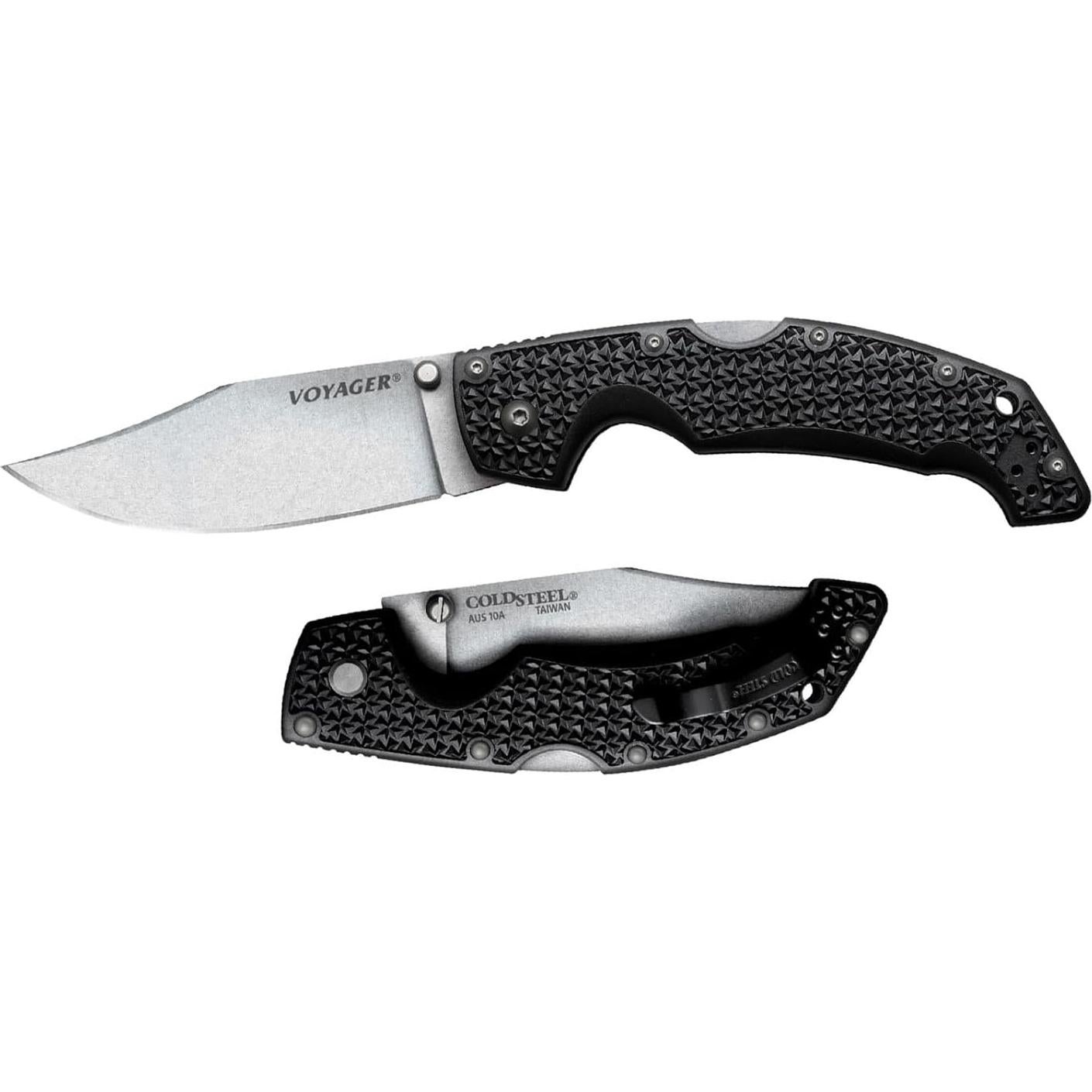 Cuchillo Plegable Cold Steel Voyager Grande AUS10A 10.2 cm
