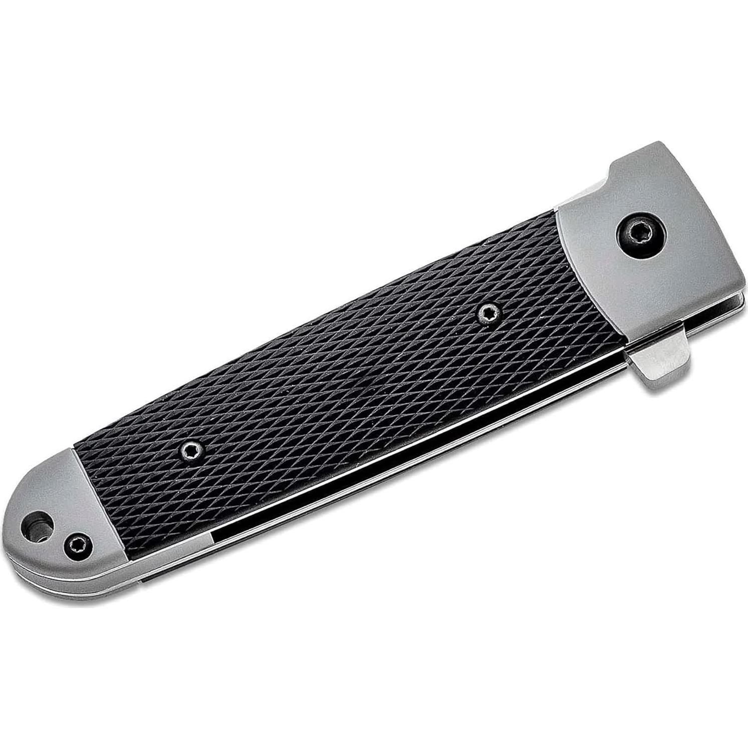 Oyabun 3.5" 4034SS Tanto Point Razor-Sharp Blade 4.75" Griv-Ex Handle Everyday Carry Pocket Folding Knife w/Spring Leaf Lock