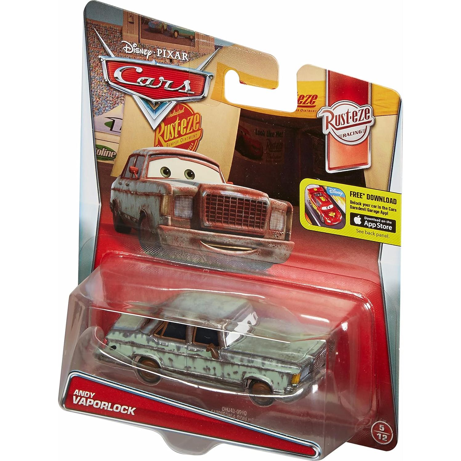 Vehículo Diecast Disney Pixar Cars Rusteze Fan #1 1:55