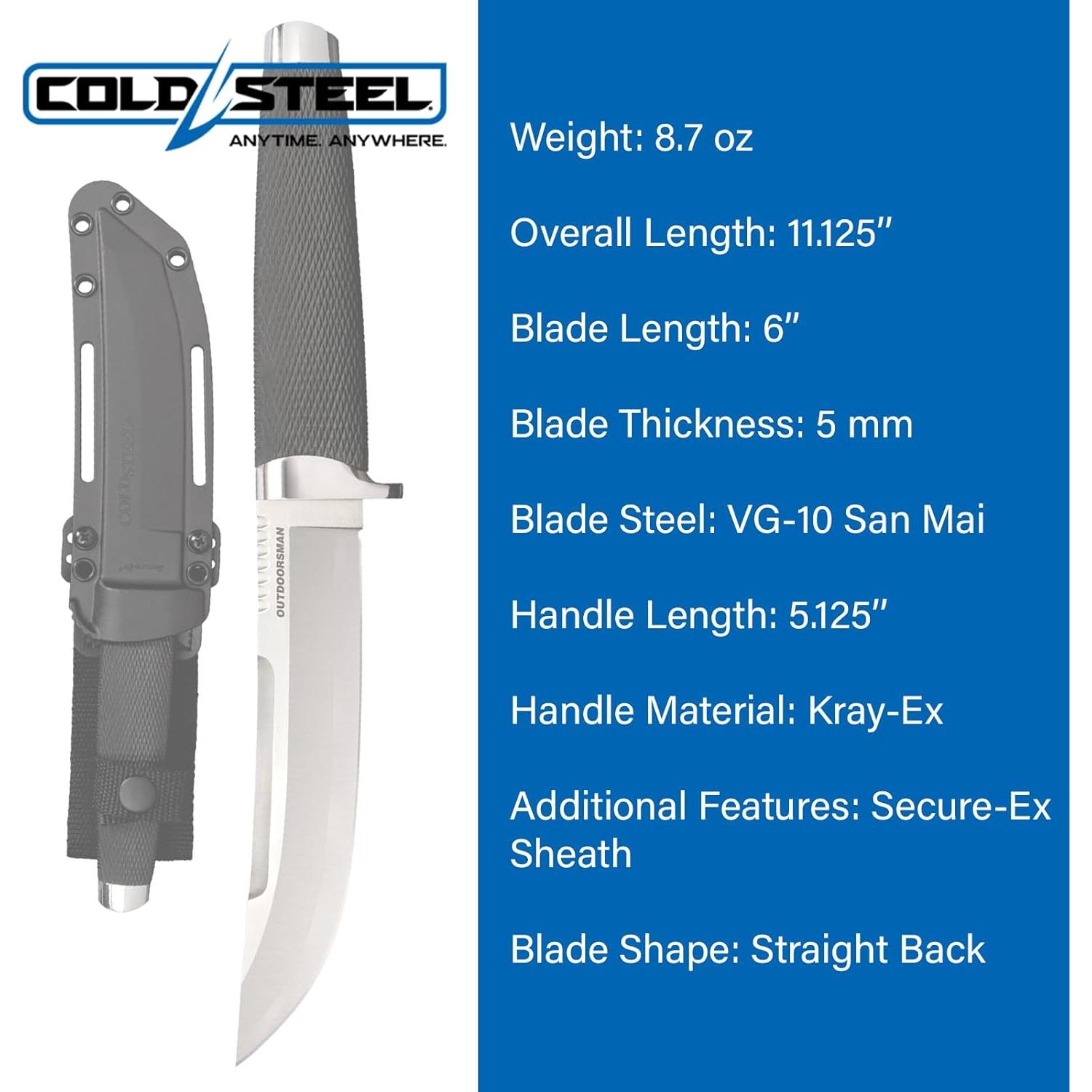 Cuchillo de Caza Cold Steel Outdoorsman 15.24 cm VG-10 San Mai