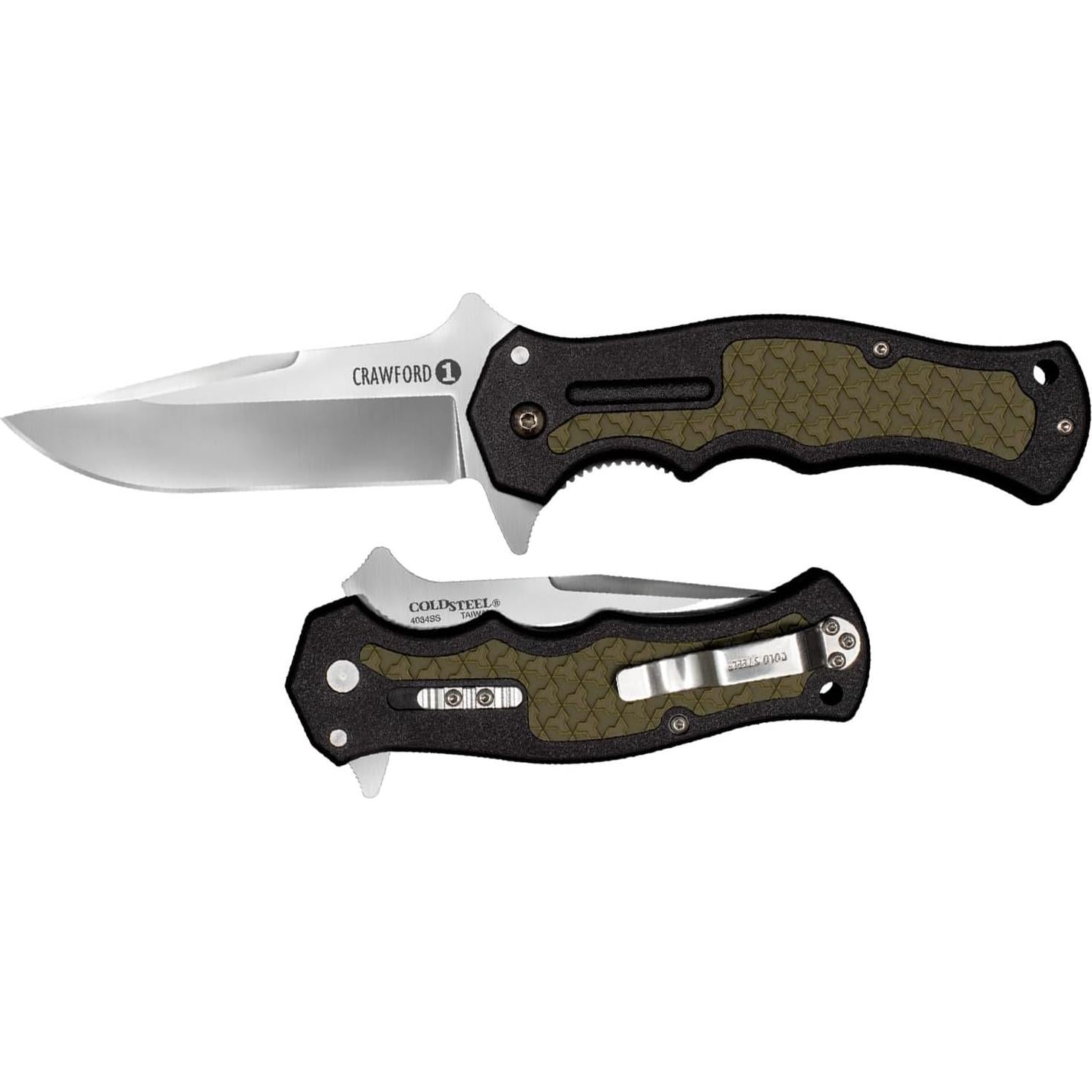 Cuchillo Plegable Táctico Cold Steel Crawford 1 8.9 cm 4034SS