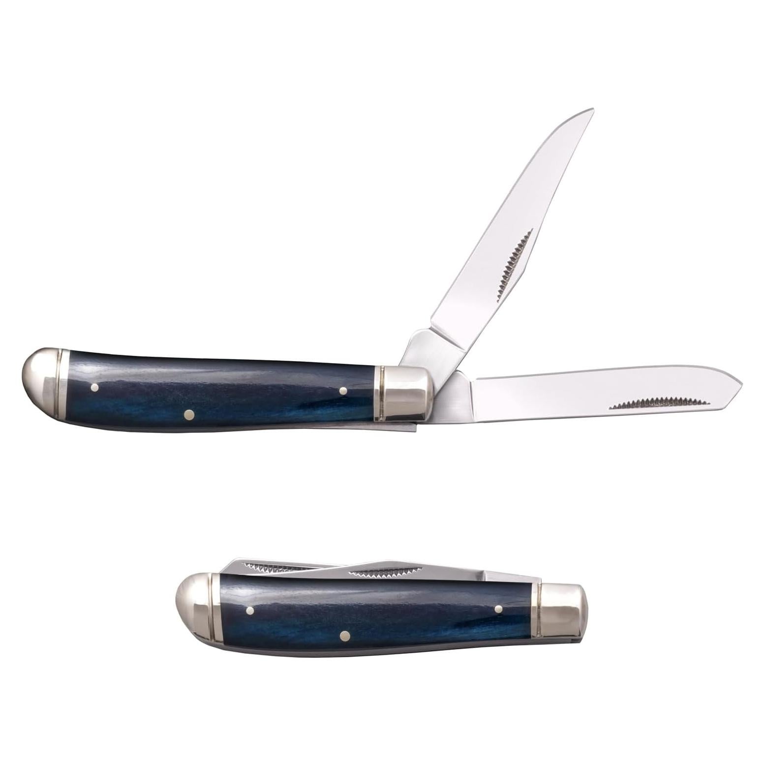 Cuchillo Plegable Cold Steel Mini Trapper 2 Cuchillas Hueso