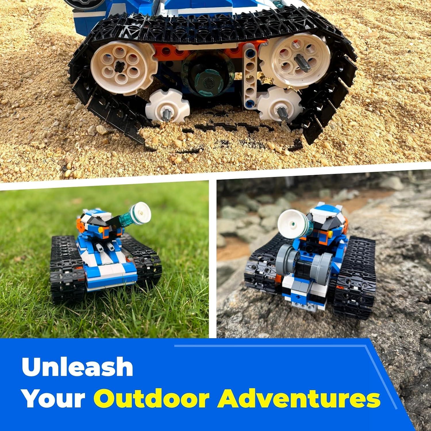 Robot J Apitor 6-en-1 Control Remoto Juguete STEM 480 Pzs