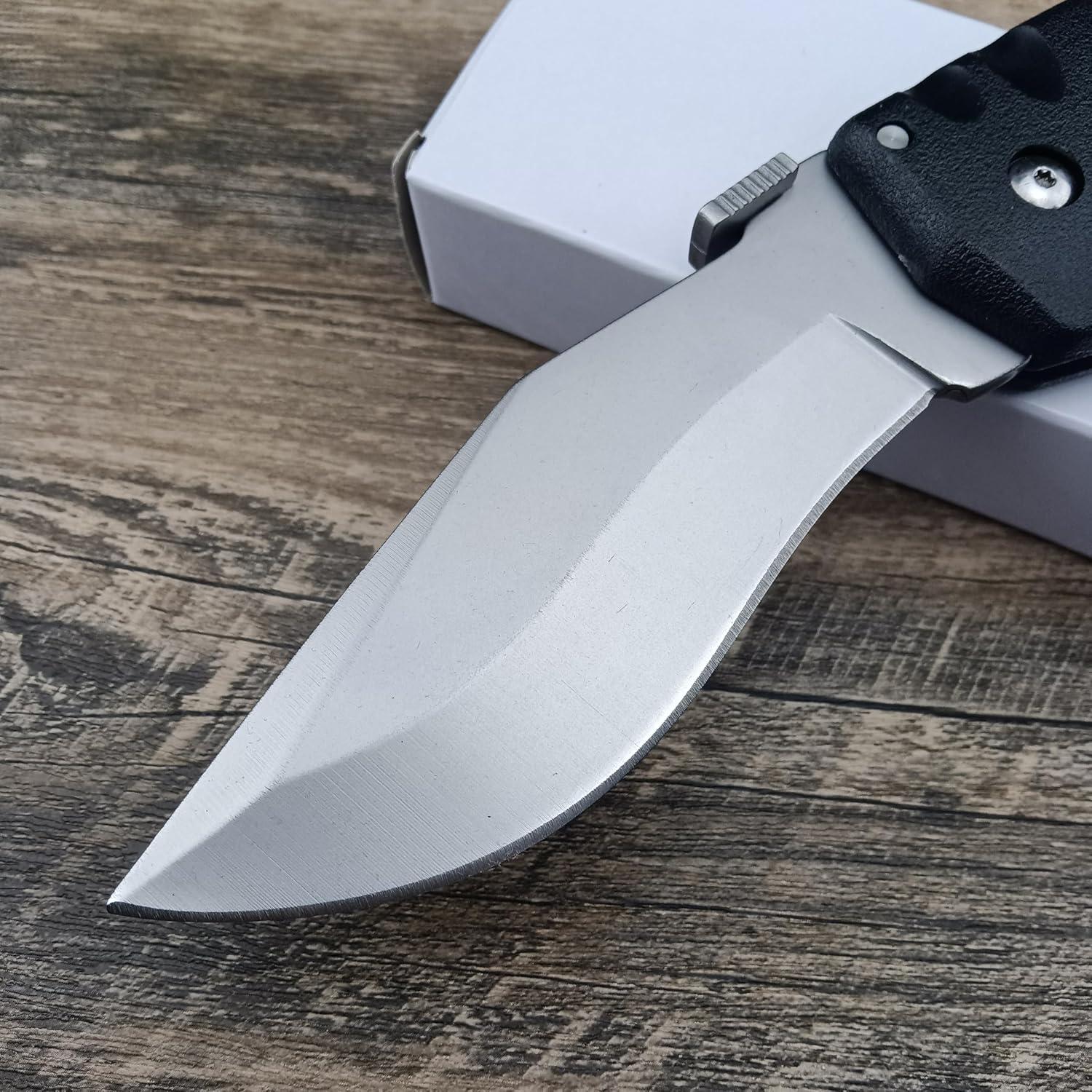 Cuchillo Plegable Lockback Genérico AUS8 26.4cm EDC Camping