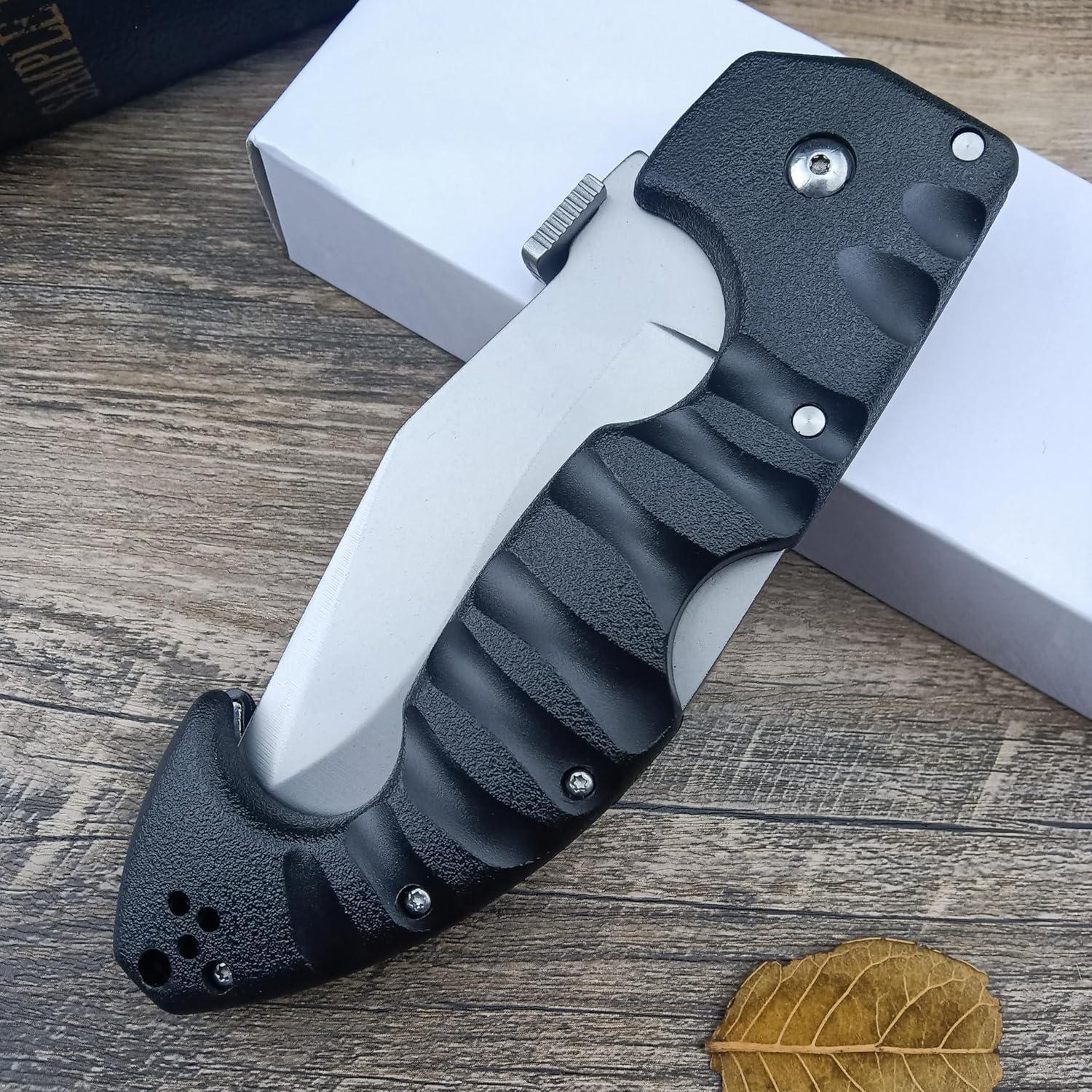 Cuchillo Plegable Lockback Genérico AUS8 26.4cm EDC Camping