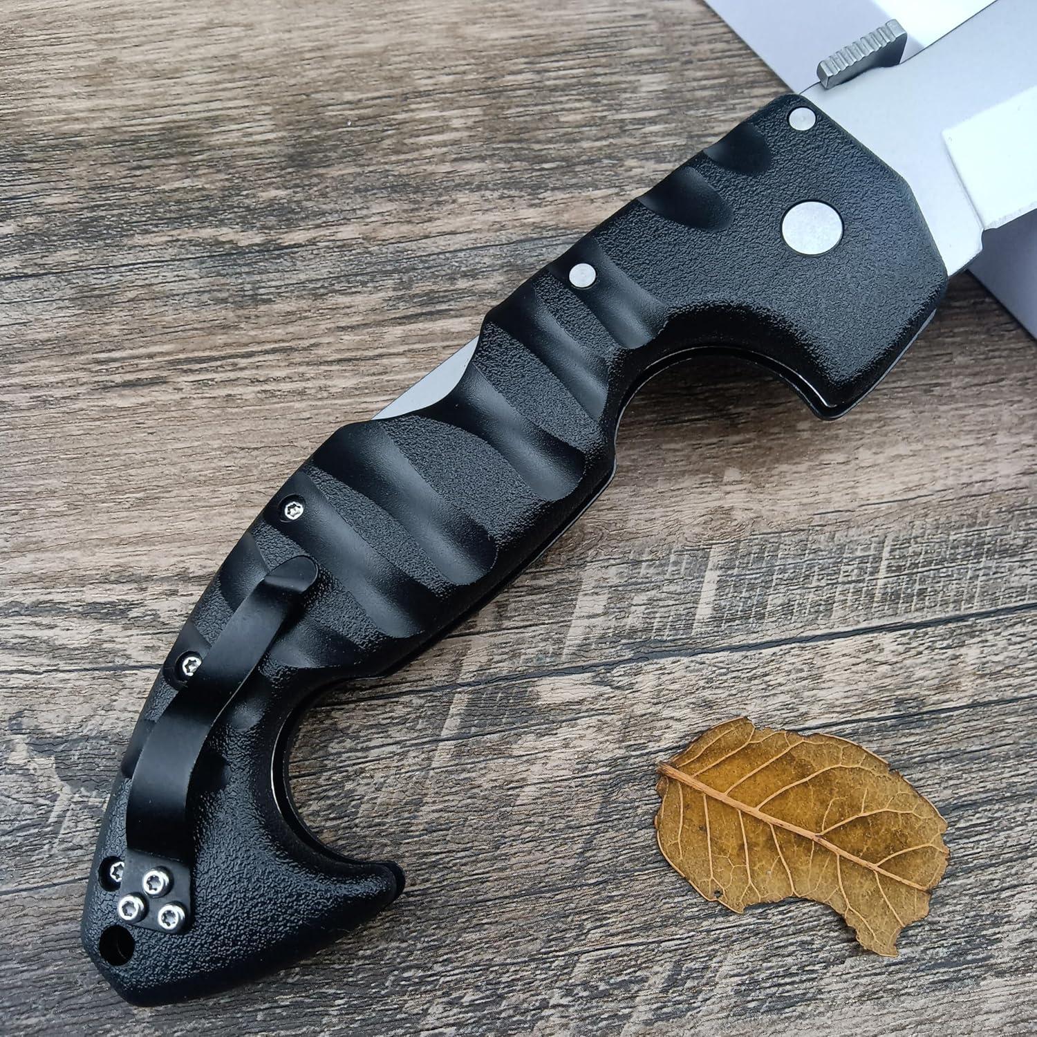 Cuchillo Plegable Lockback Genérico AUS8 26.4cm EDC Camping