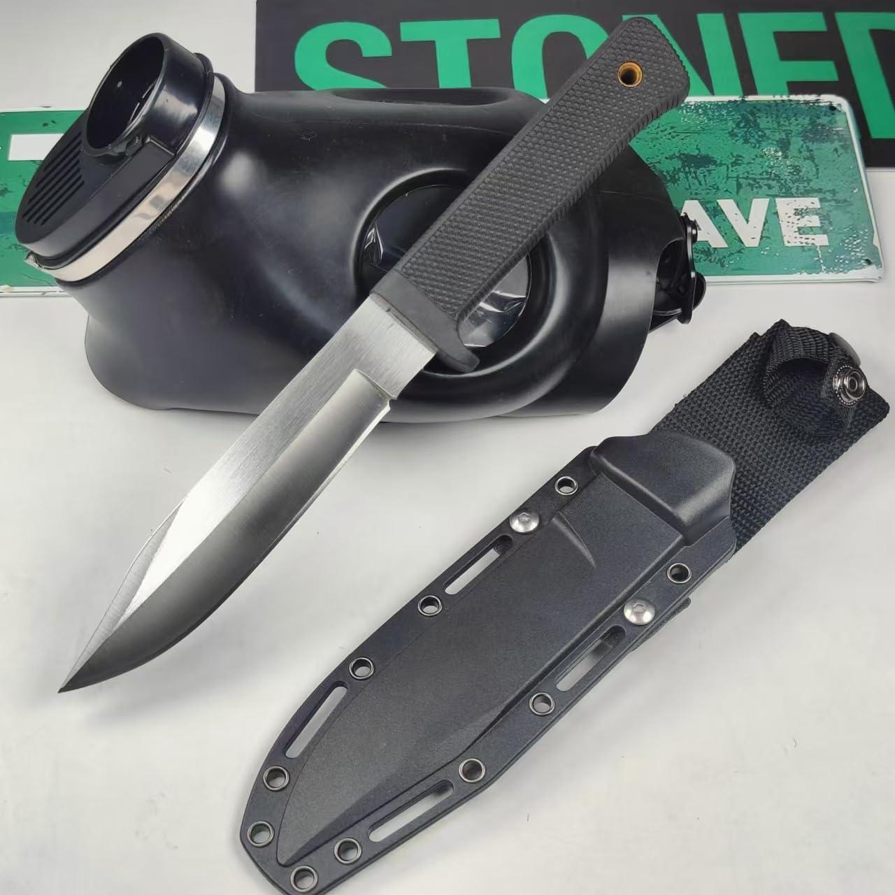 Cuchillo Táctico Geegift con Funda, Hoja Fija 15.24 cm