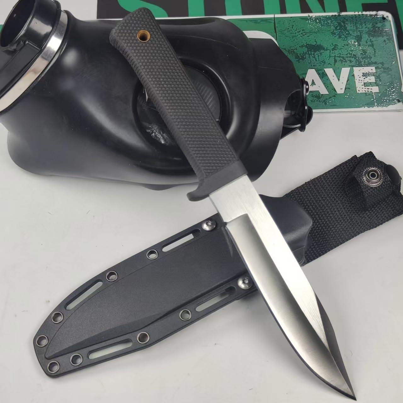 Cuchillo Táctico Geegift con Funda, Hoja Fija 15.24 cm