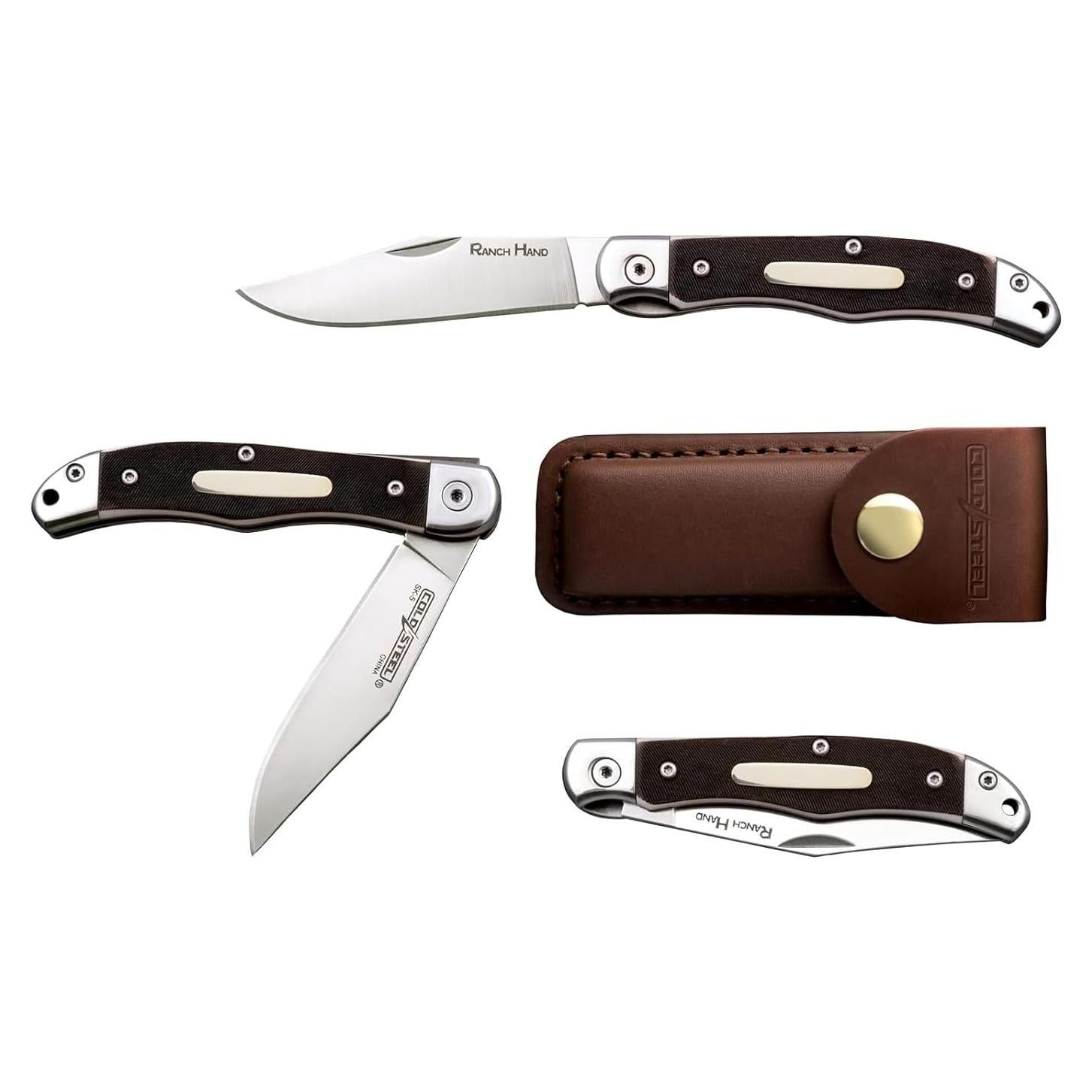 Cuchillo Plegable Cold Steel Ranch Hand 3" Hoja SK-5