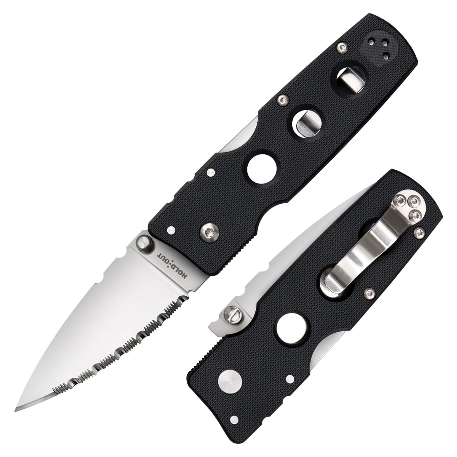 Cuchillo Plegable Cold Steel Hold Out 7" S35VN Mango G-10