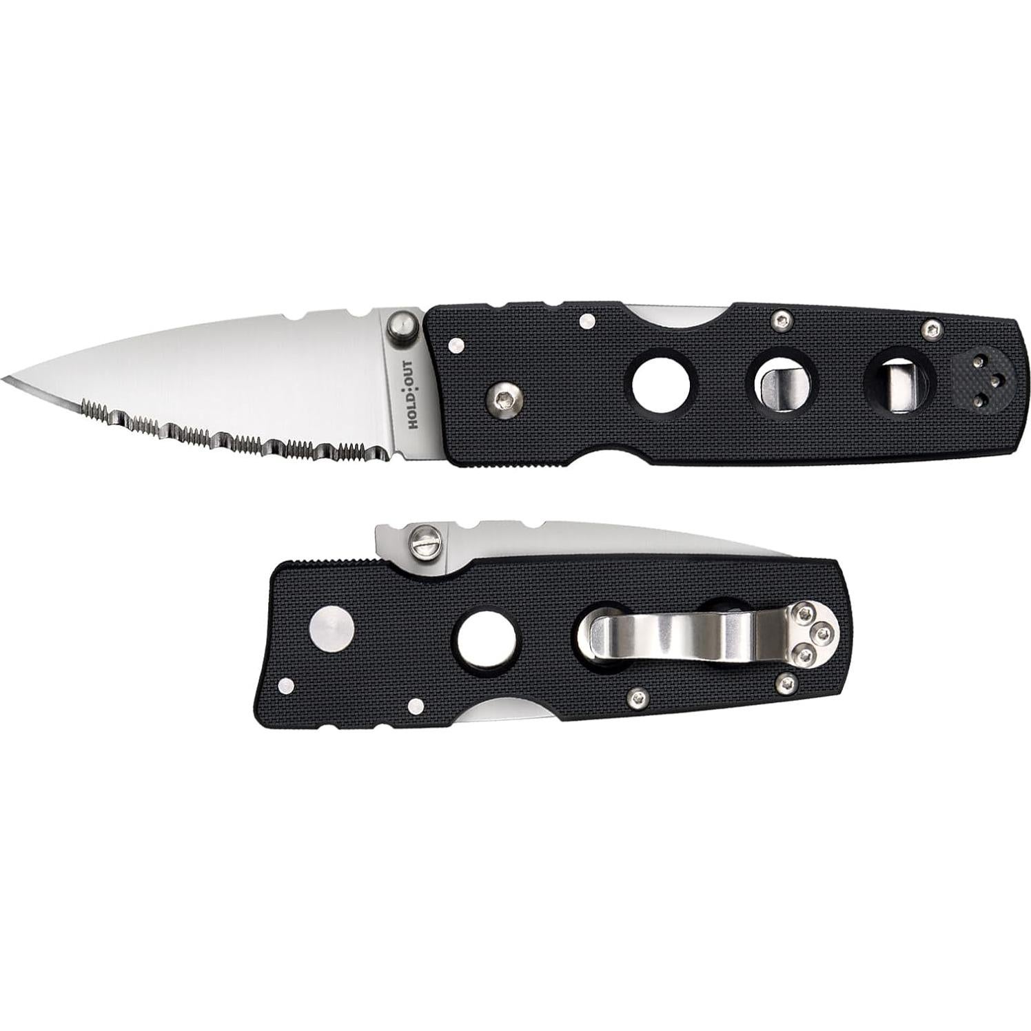 Cuchillo Plegable Cold Steel Hold Out 7" S35VN Mango G-10