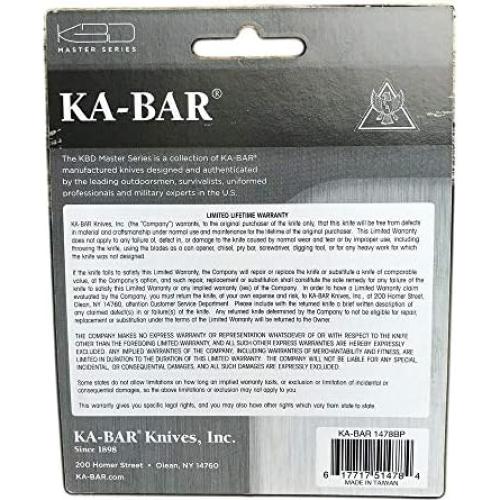 Cuchillo KA-BAR 1478BP TDI Ley Aplicación Negro 12.7 cm