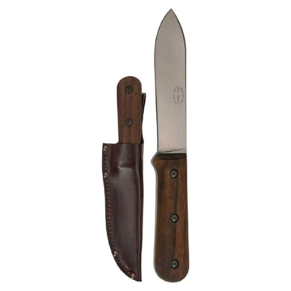 Cuchillo Fijo KA-BAR BK62 de Acero 1095 con Mango de Nogal