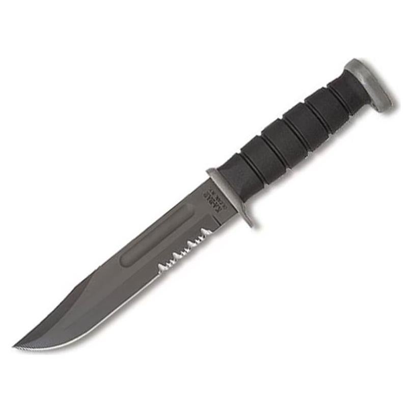 Cuchillo de Combate Ka-Bar 1281 D2 Fijo Serrado 17.78 cm