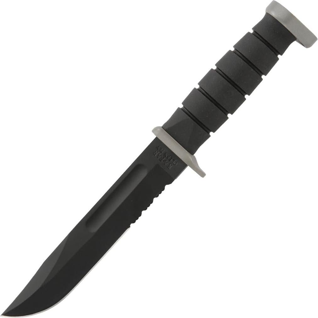 Cuchillo de Combate Ka-Bar 1281 D2 Fijo Serrado 17.78 cm