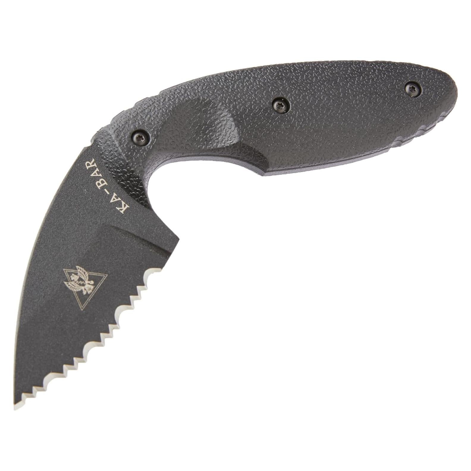 Cuchillo TDI KA-BAR 1481 Serrado 5.87 cm Negro