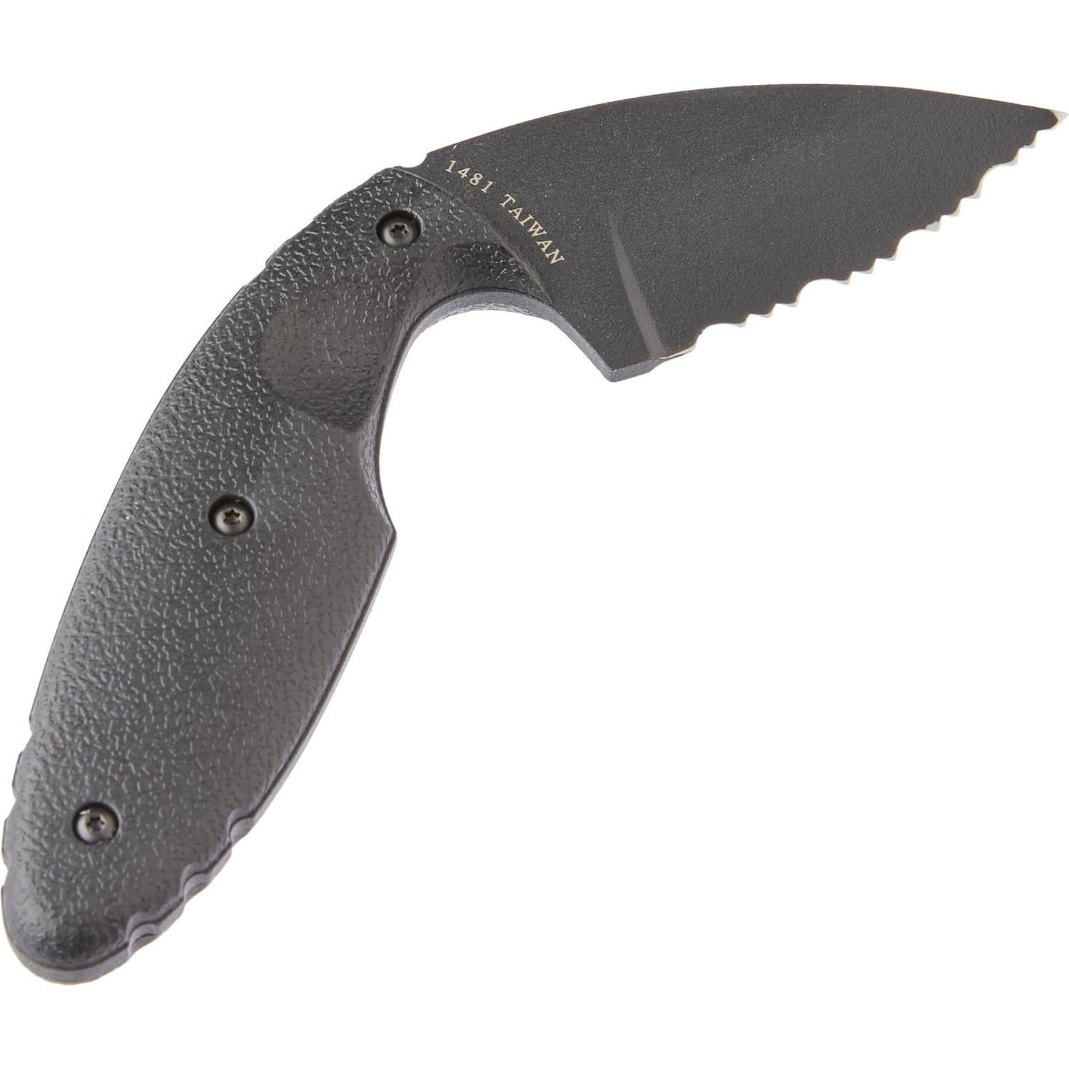 Cuchillo TDI KA-BAR 1481 Serrado 5.87 cm Negro