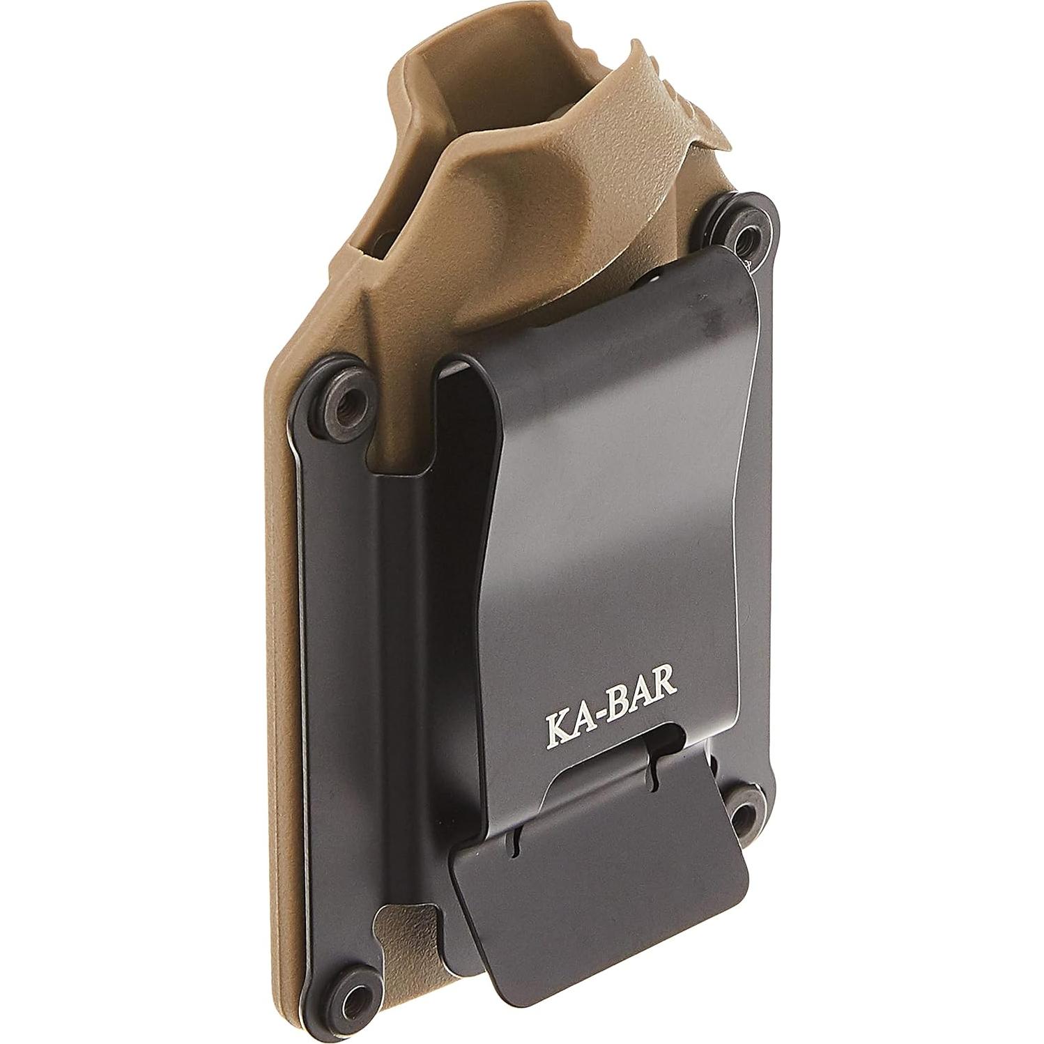 Cuchillo TDI KA-BAR 1477CB Serrado Marrón Coyote 14.29 cm