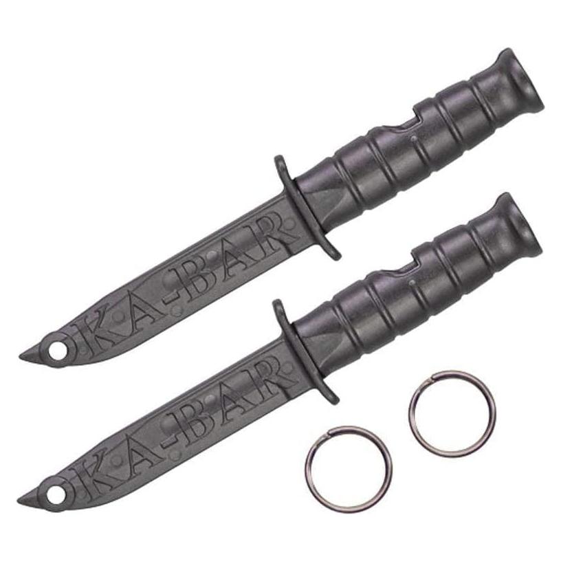 Silbato de Emergencia KA-BAR 9925 Negro Paquete de Dos