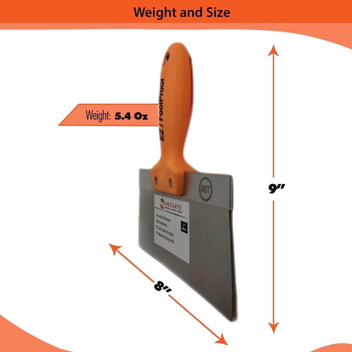 Cuchillo de Cinta de Yeso Arcuate 20.32 cm Acero Inoxidable