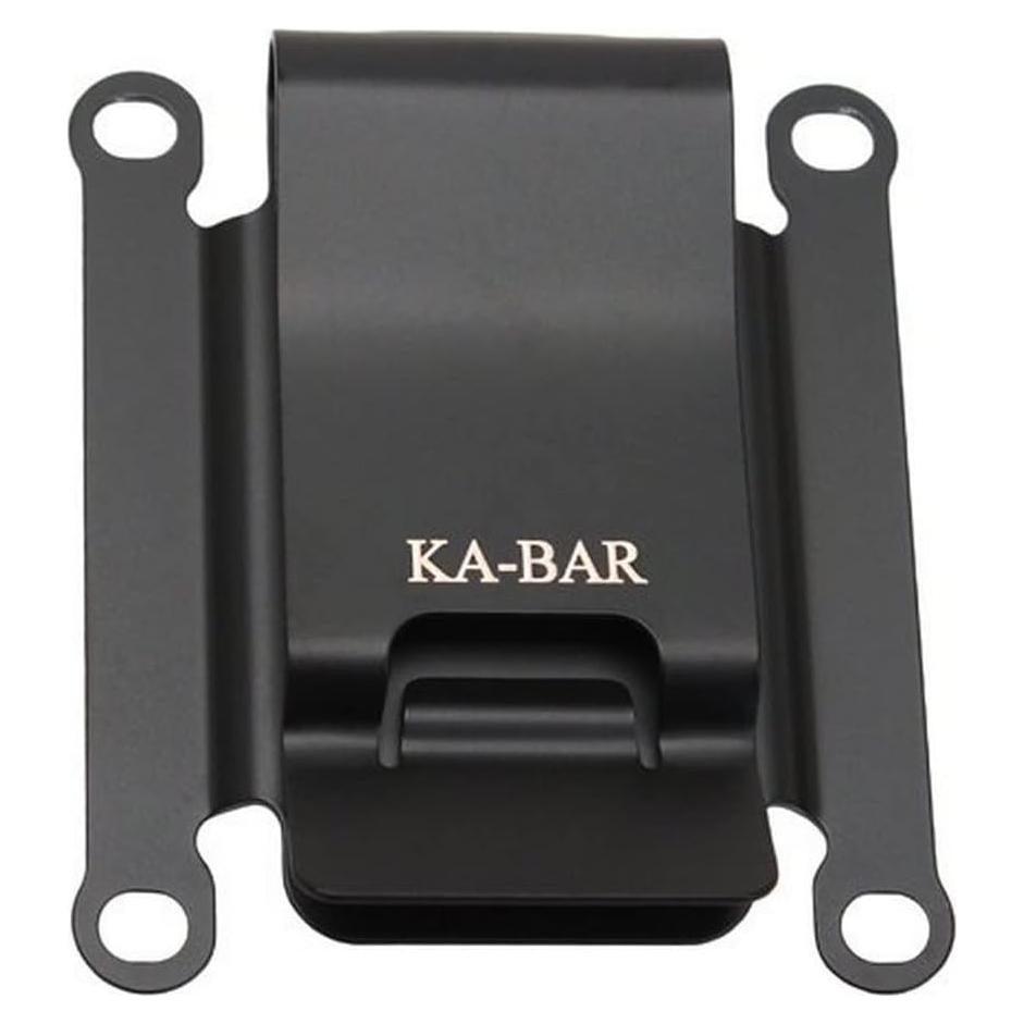 Clip de Cinturón de Metal KA-BAR para Cuchillos TDI, Negro
