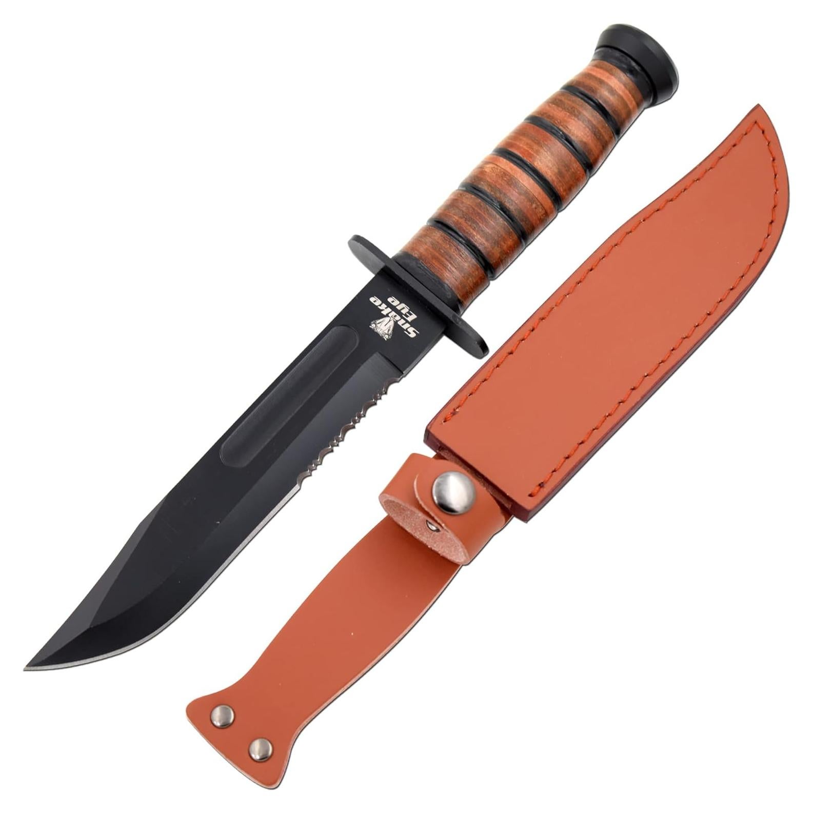 Cuchillo Táctico Doble Filo Snake Eye 30.48 cm con Funda