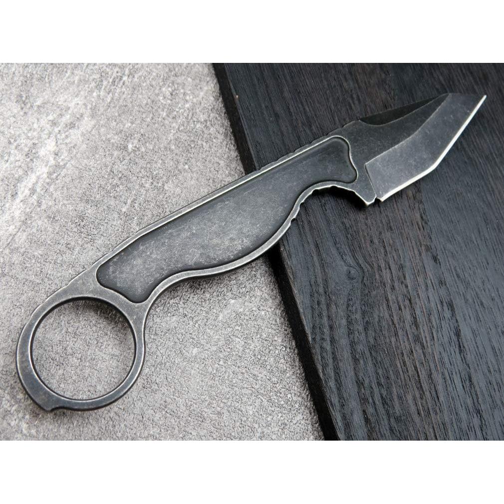 Cuchillo de Hoja Fija Canku C1101 D2 con Funda Kydex - 16.5 cm