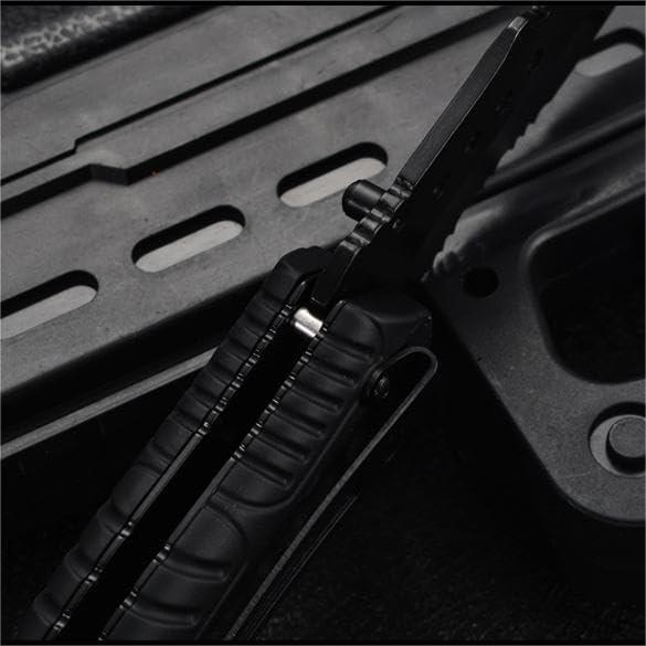 Cuchillo Plegable DOOM BLADE 21.5 cm Hoja Serrada con Encendedor