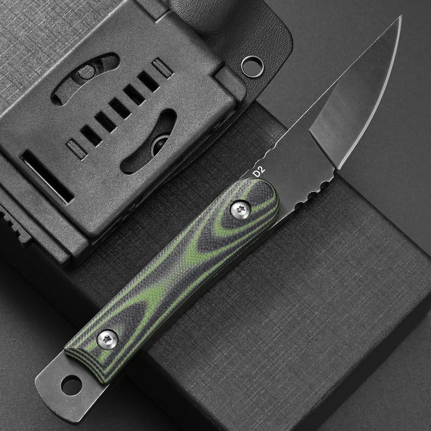 Cuchillo Fijo Ccanku C1390 18.5 cm Acero D2 Mango G10