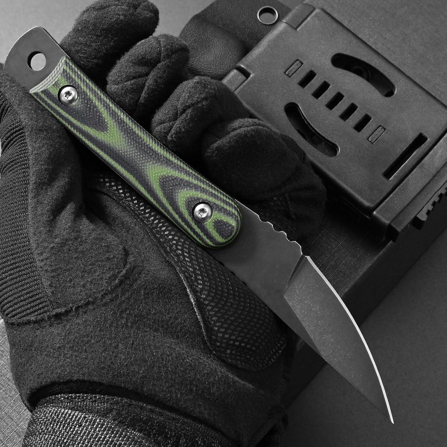 Cuchillo Fijo Ccanku C1390 18.5 cm Acero D2 Mango G10