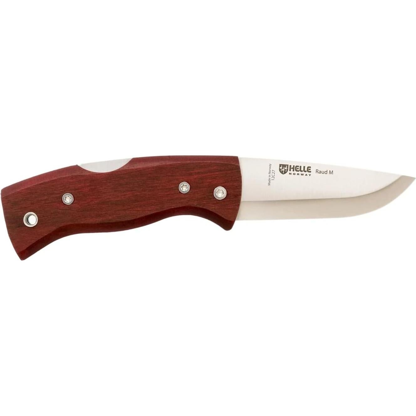 Cuchillo Plegable HELLE Nipa 6.9 cm Acero Inoxidable Abedul