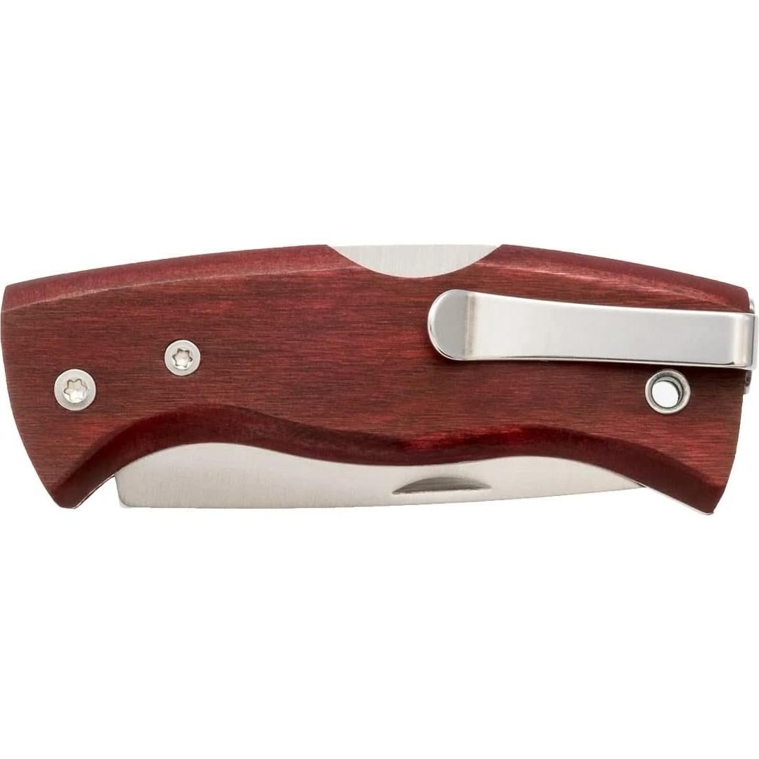 Cuchillo Plegable HELLE Nipa 6.9 cm Acero Inoxidable Abedul