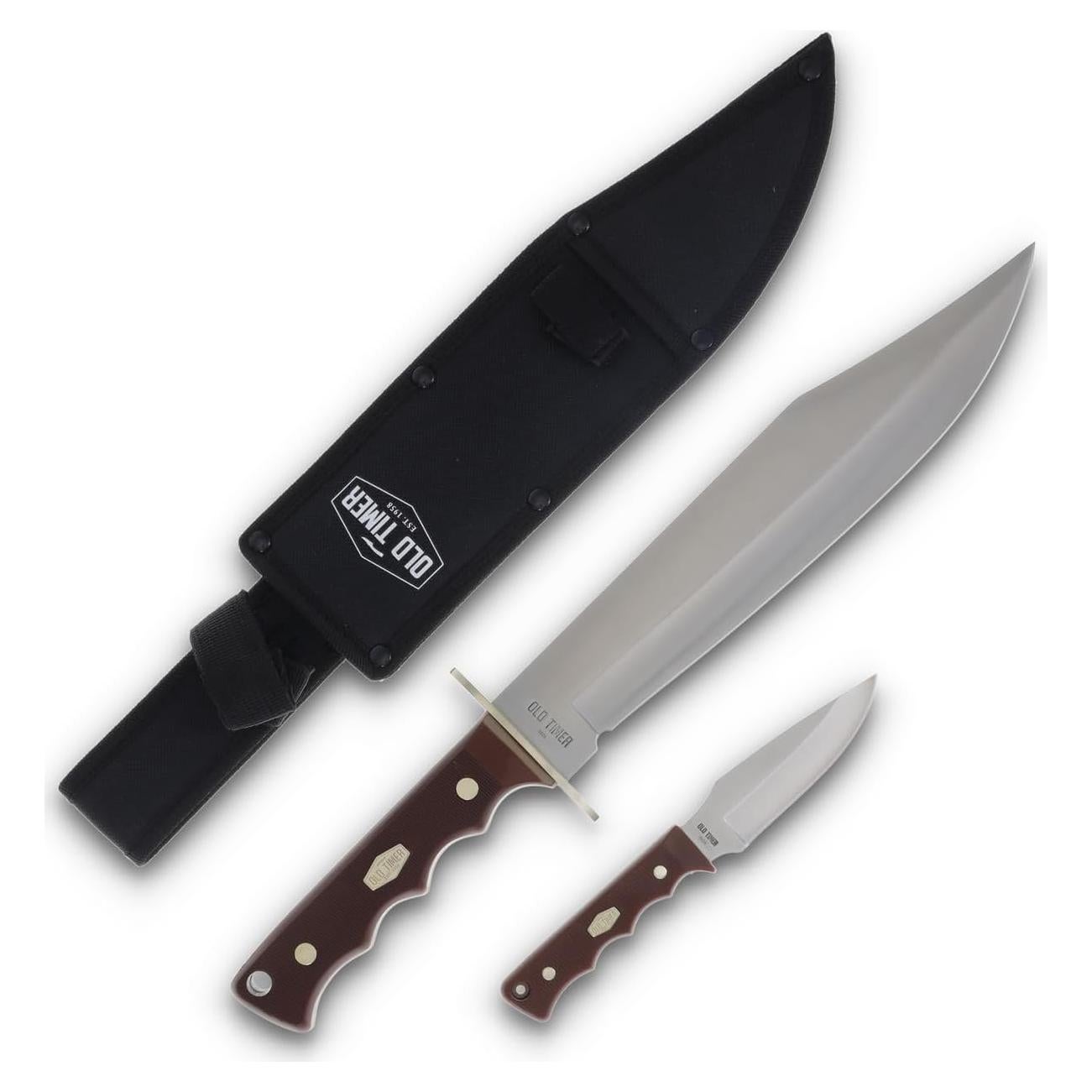 Cuchillo Bowie Old Timer 25.4 cm Acero Inoxidable con Funda
