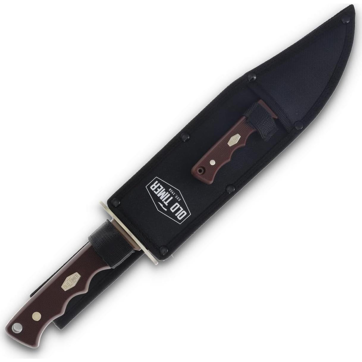 Cuchillo Bowie Old Timer 25.4 cm Acero Inoxidable con Funda
