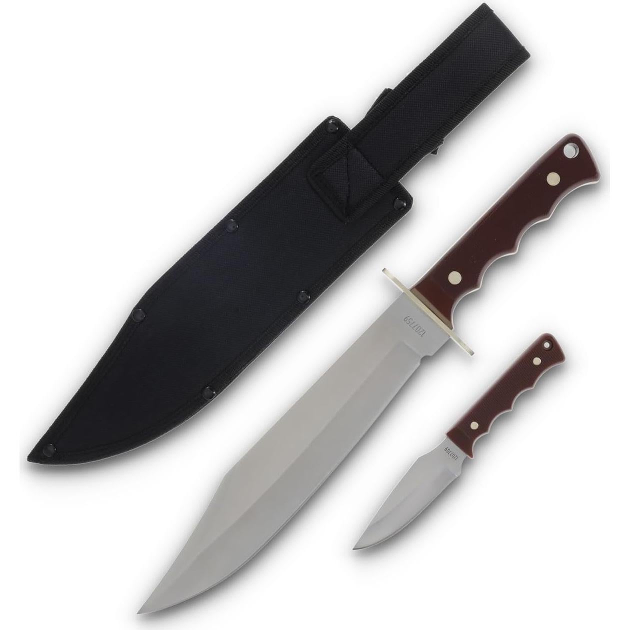 Cuchillo Bowie Old Timer 25.4 cm Acero Inoxidable con Funda