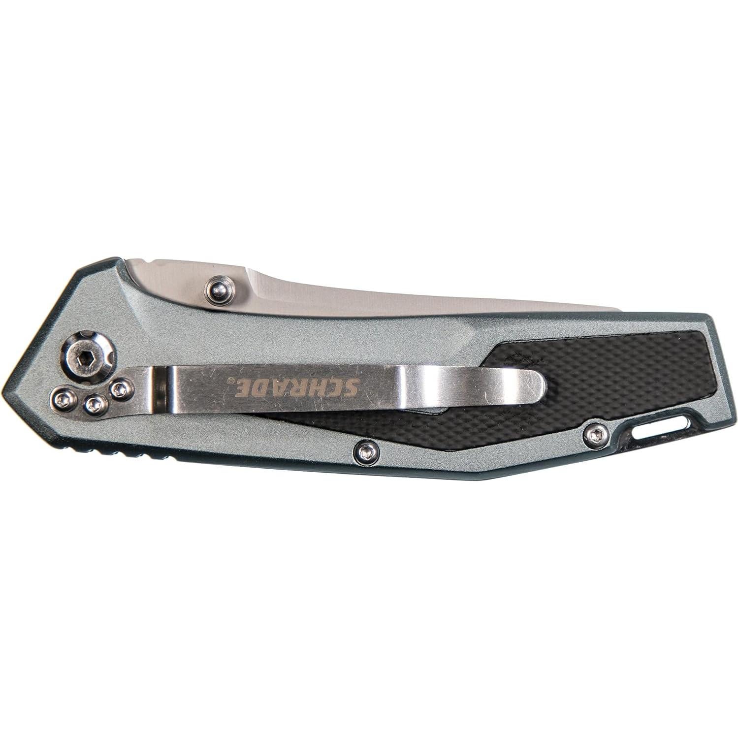 Cuchillo Plegable Schrade SCH705 de Acero Inoxidable 19.5 cm