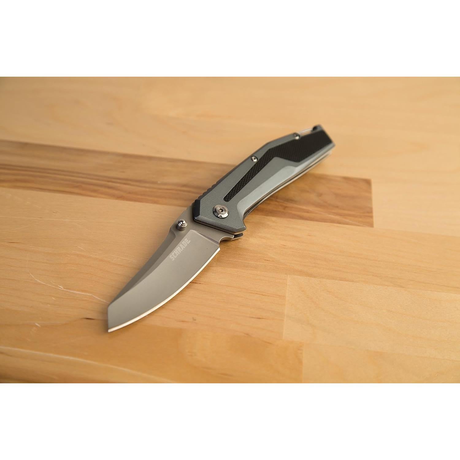 Cuchillo Plegable Schrade SCH705 de Acero Inoxidable 19.5 cm