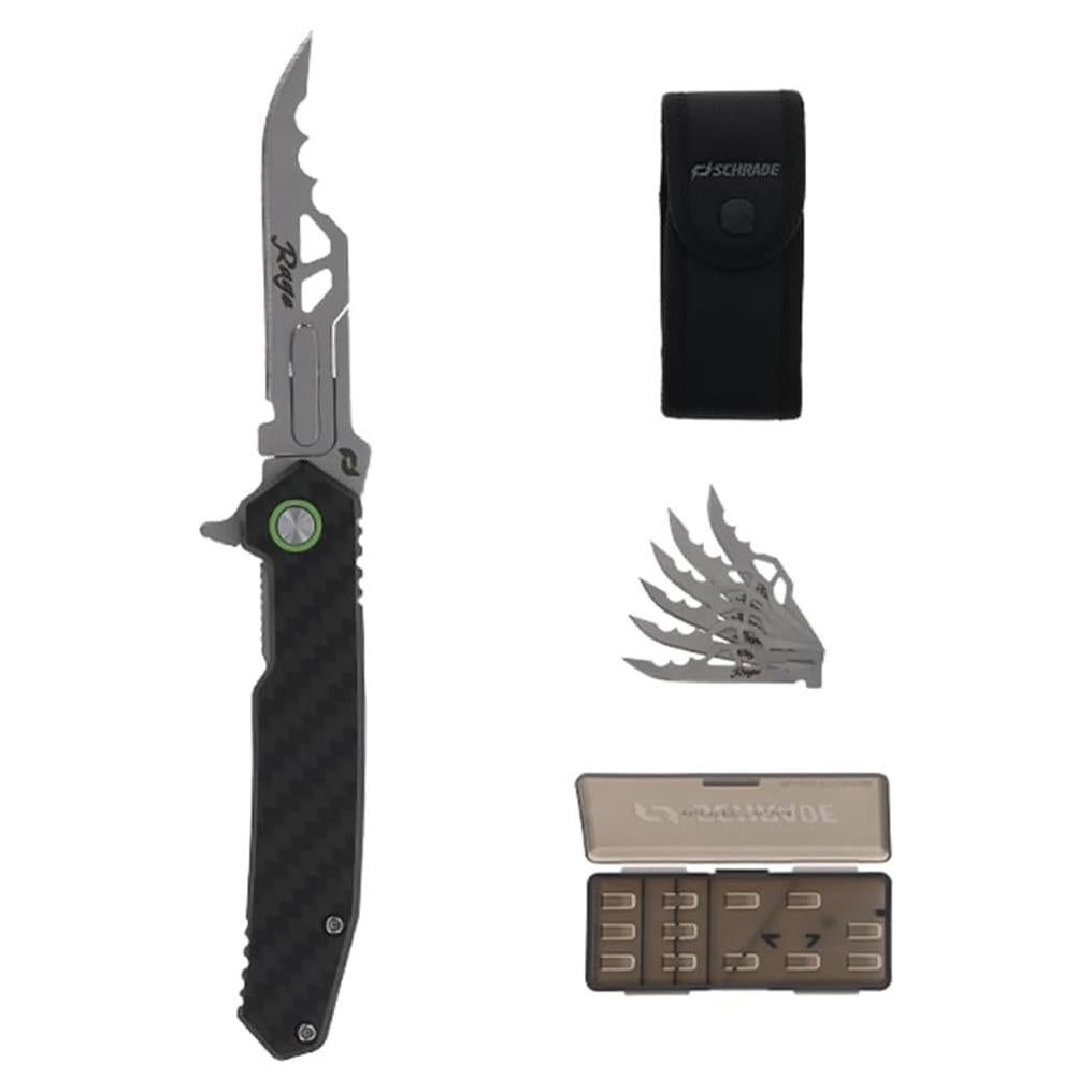 Cuchillo Schrade Enrage Phantom 6 con hoja reemplazable 15.24 cm