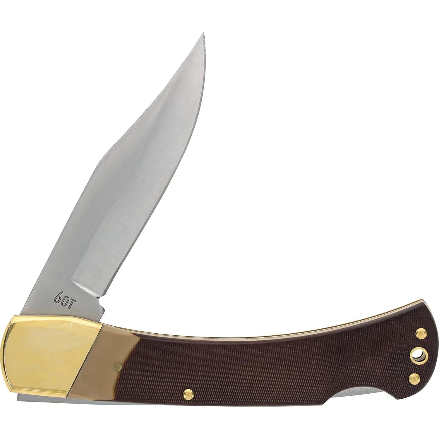 Cuchillo de Bolsillo Viejo Temporizador Oso Dorado 9.9 cm Acero Inoxidable