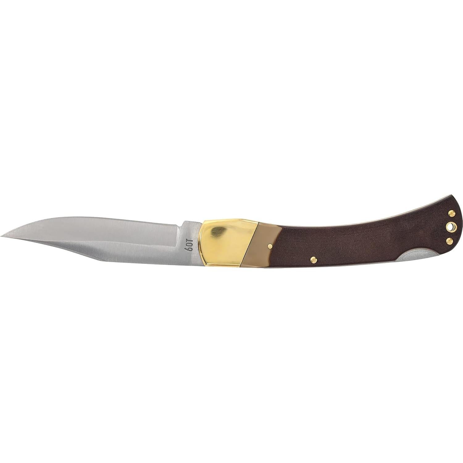 Cuchillo de Bolsillo Viejo Temporizador Oso Dorado 9.9 cm Acero Inoxidable