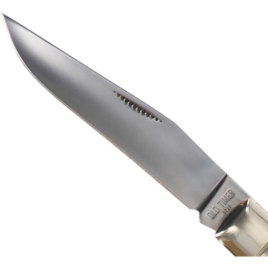 Cuchillo Plegable Old Timer 95OTB de Hueso 18.6cm para Camping