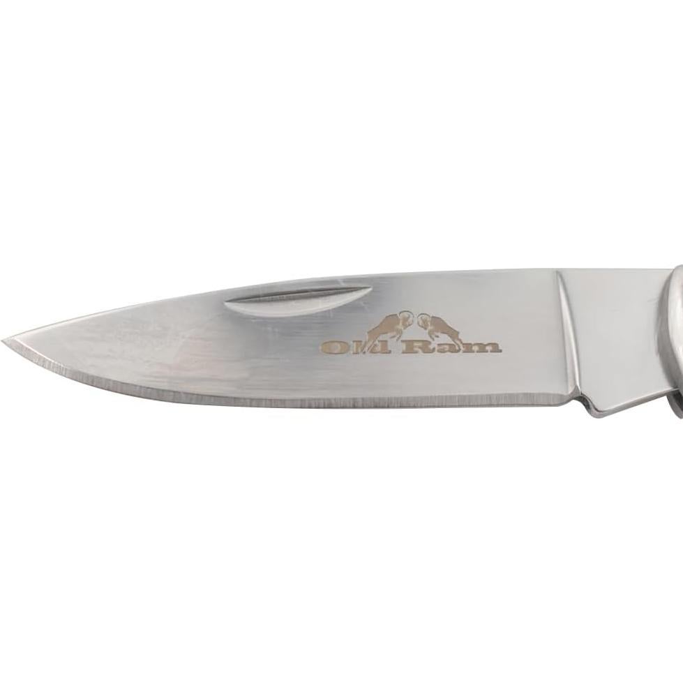 Cuchillo Plegable Manual Old Ram 17.78 cm Azul Caza Camping