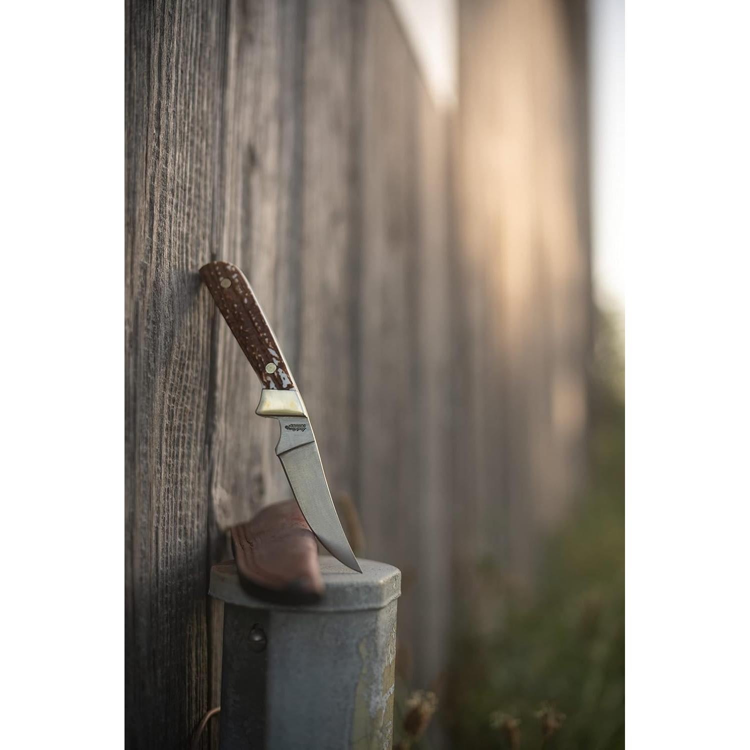 Cuchillo Fijo Tío Henry 162UH 18.8 cm Acero Inoxidable con Funda