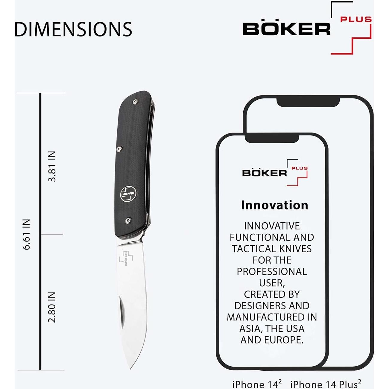 Tech Tool Fork - noble pocket knife with fork - foldable camping cutlery - design travel cutlery - foldable outdoor cutlery with clip